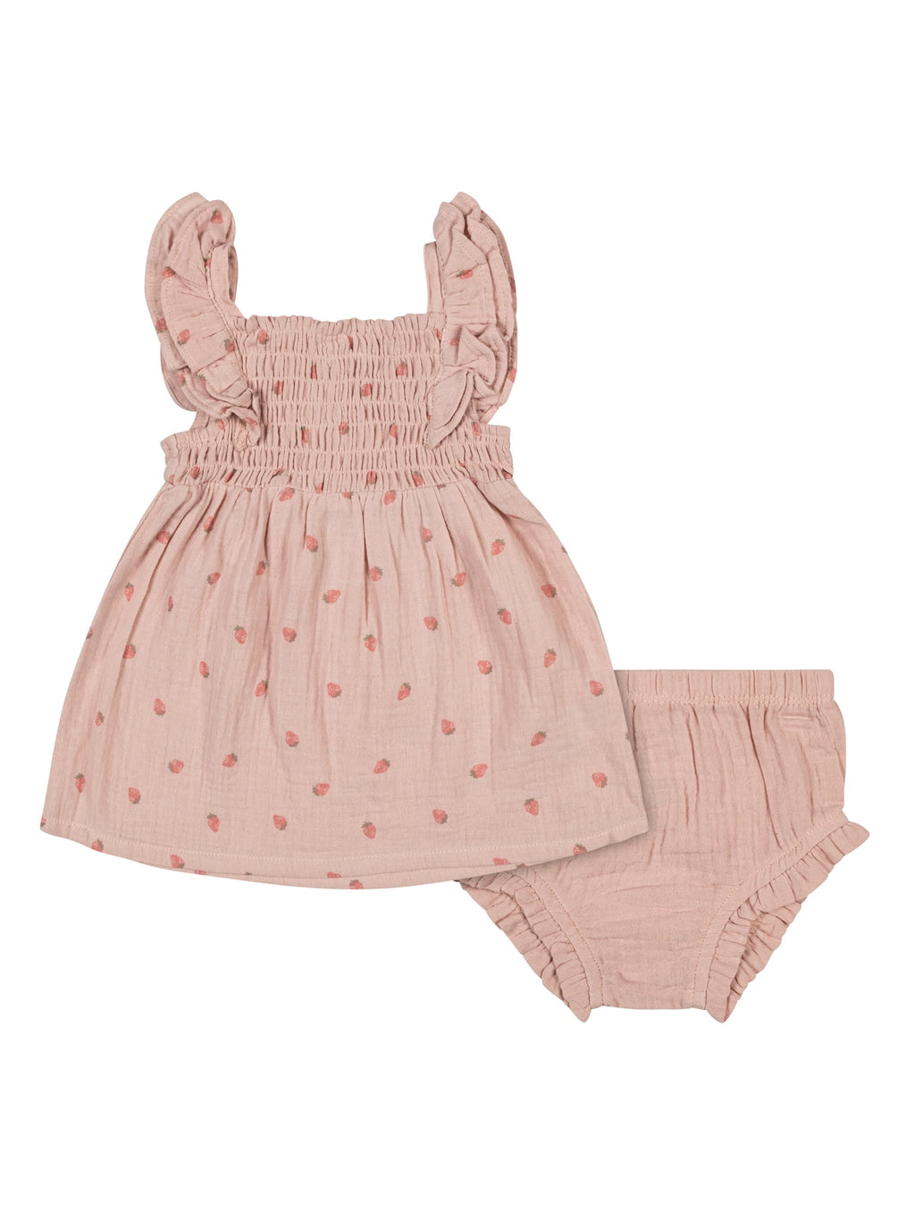 Wonderluxe Newborn/Infant Girls' Dress and Bloomer, 2-Piece Set, Sizes 0-3M-12M