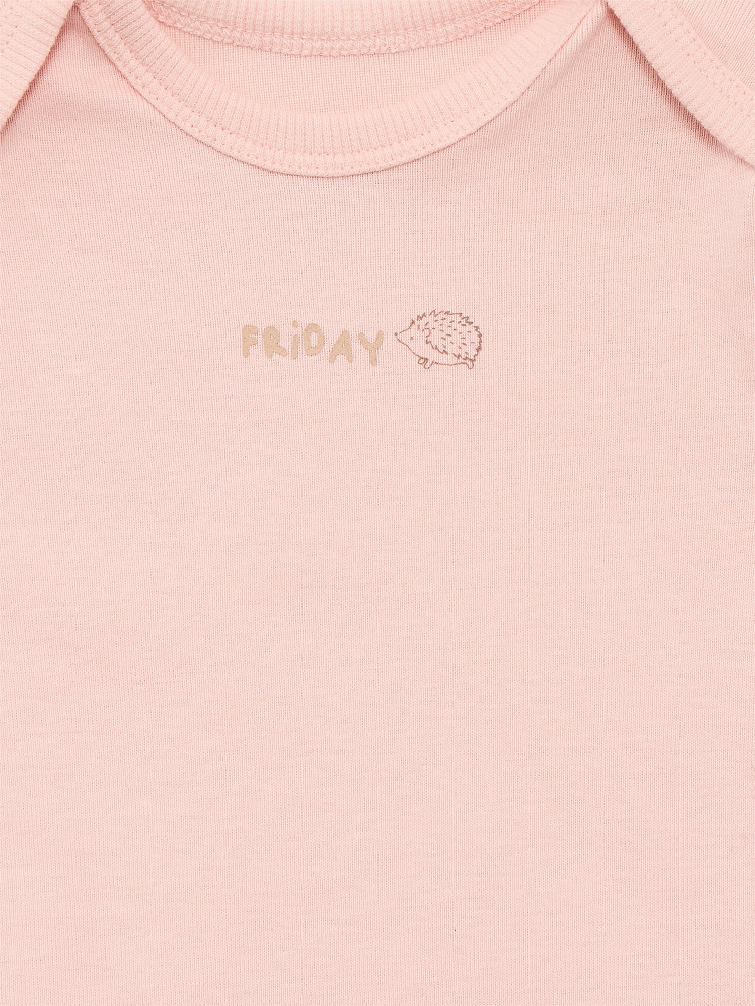 Bliss by Garanimals Baby Boys or Girls Cotton Days of the Week Bodysuits Set, 7-Piece, Sizes 0M-18M