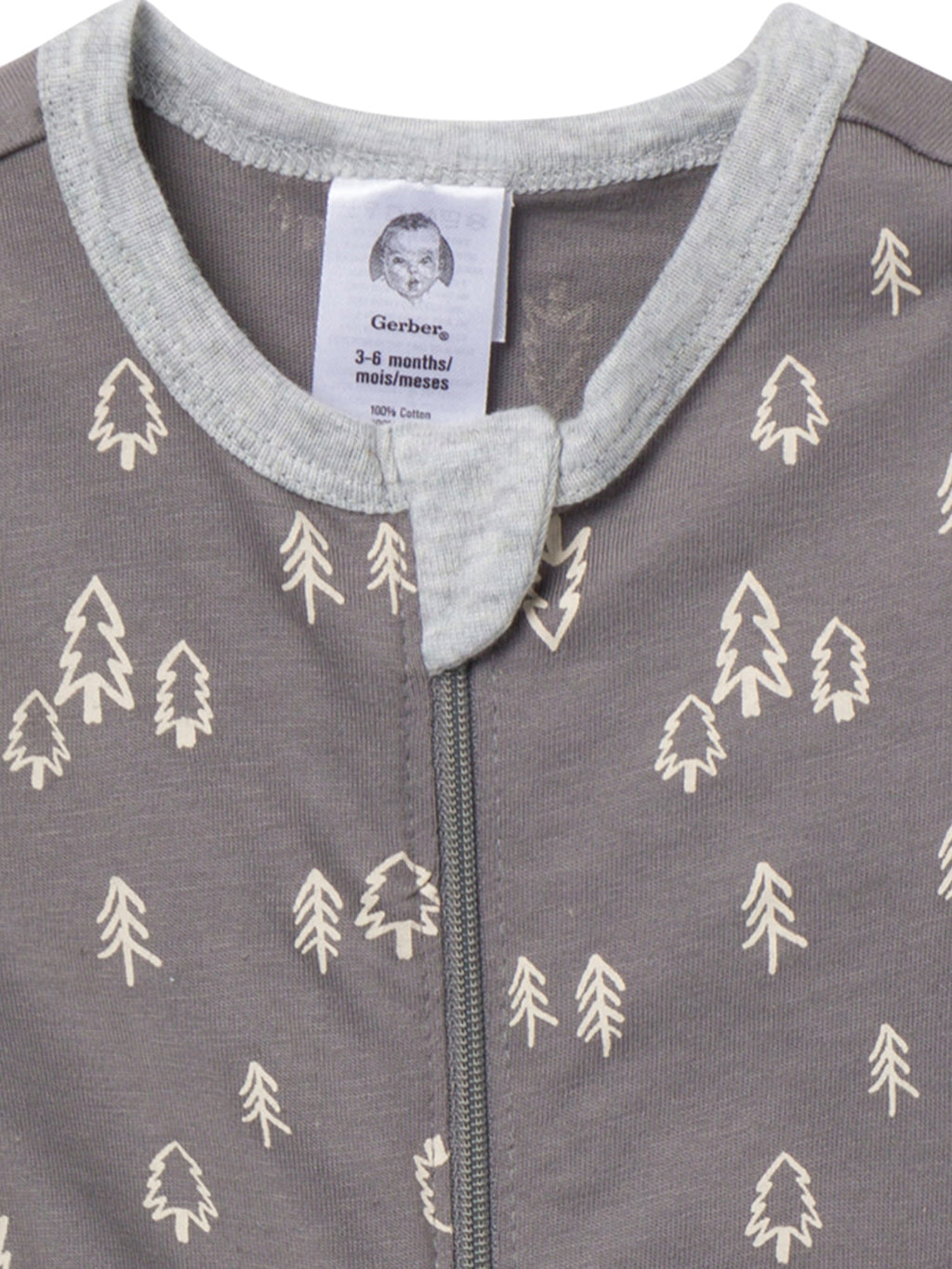 Gerber Gender Neutral Sleep ´N Play Footed Pajama, 3-Pack, Sizes Newborn - 6/9 Months