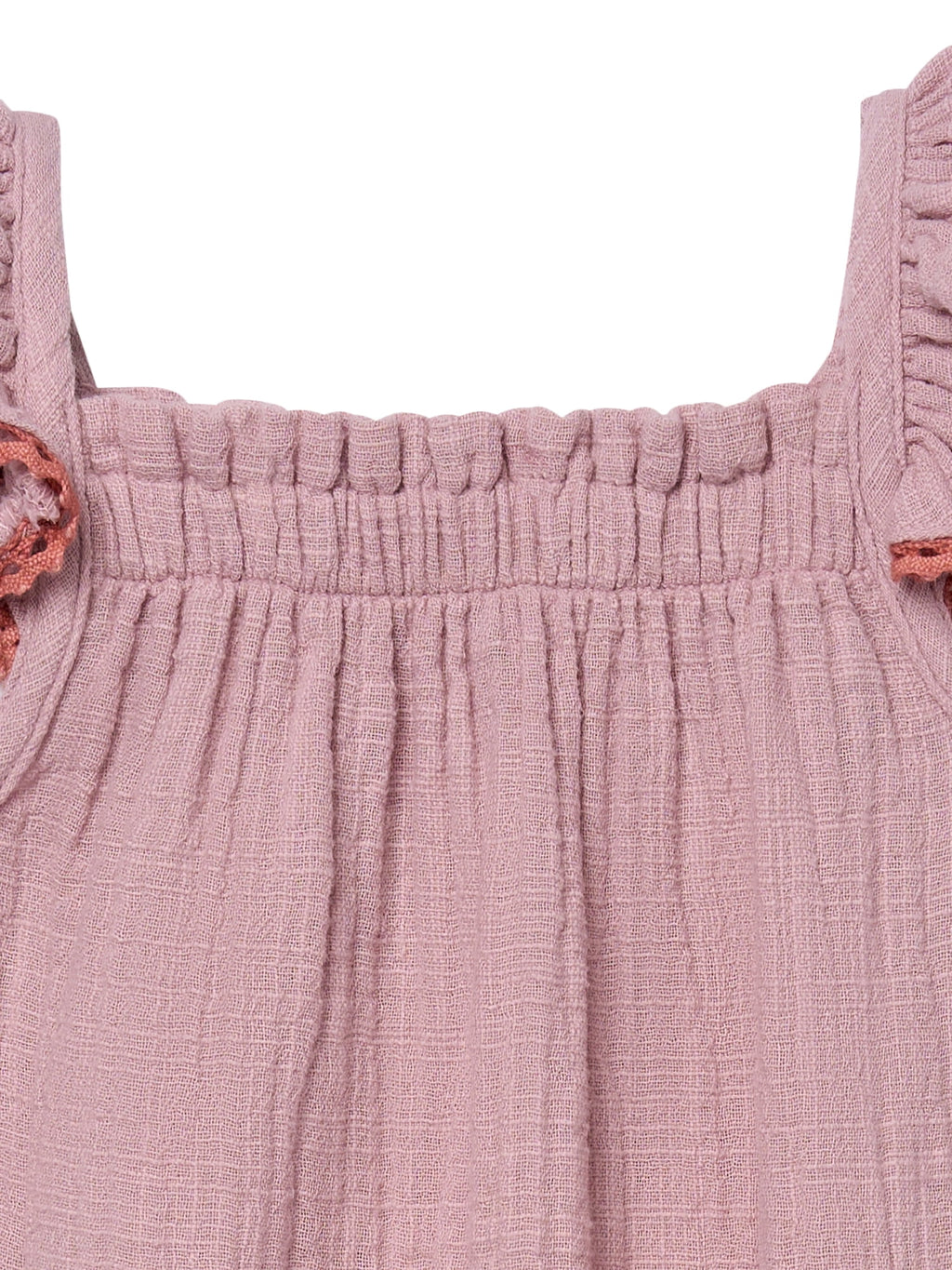 Modern Moments by Gerber baby Girl Long Leg Romper with Novelty Trim Detail, Sizes 0/3 Months - 24 Months