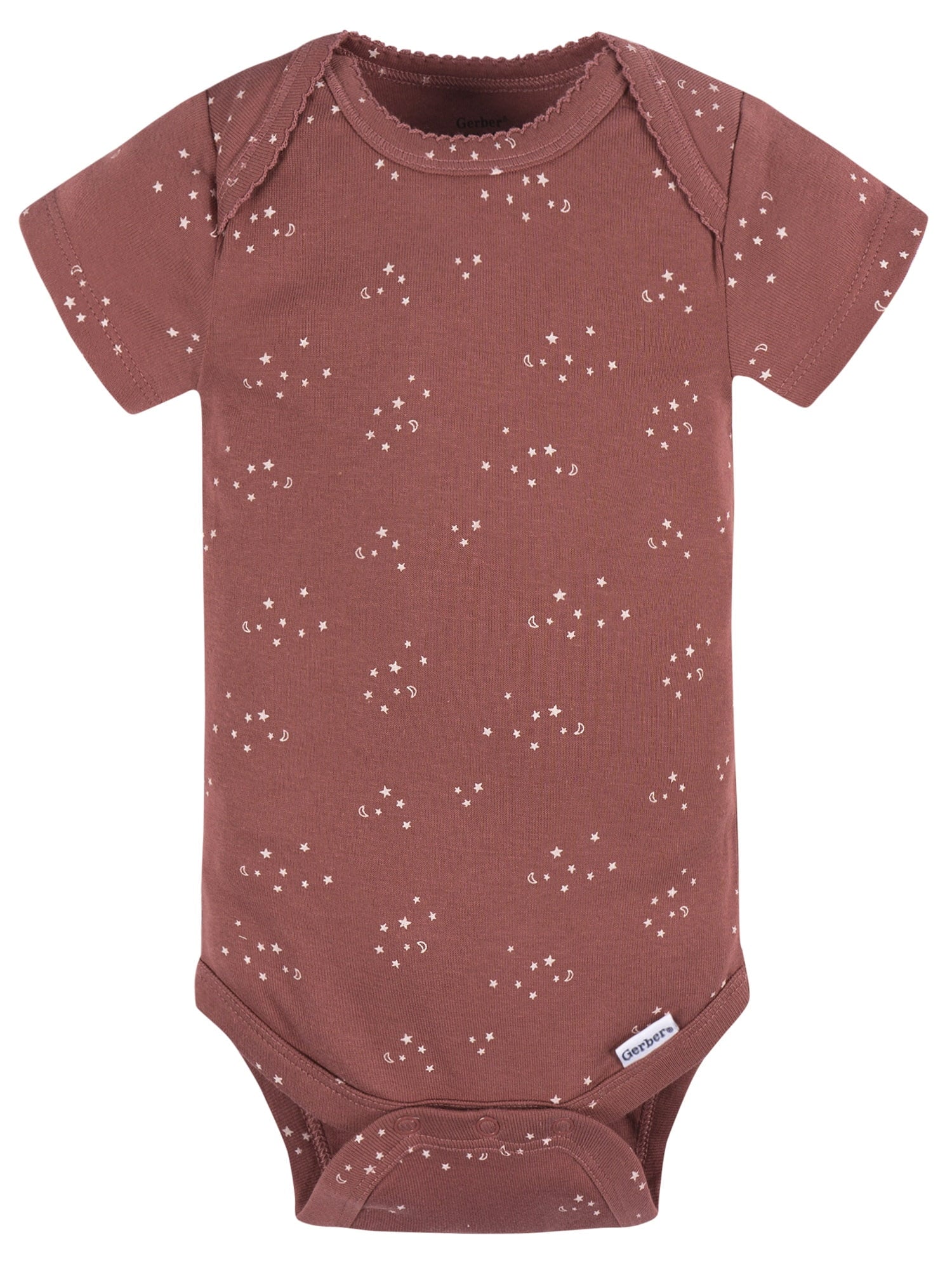 Gerber Baby Girl Short Sleeve Bodysuits, 3-Pack, Sizes Preemie - 12 Months