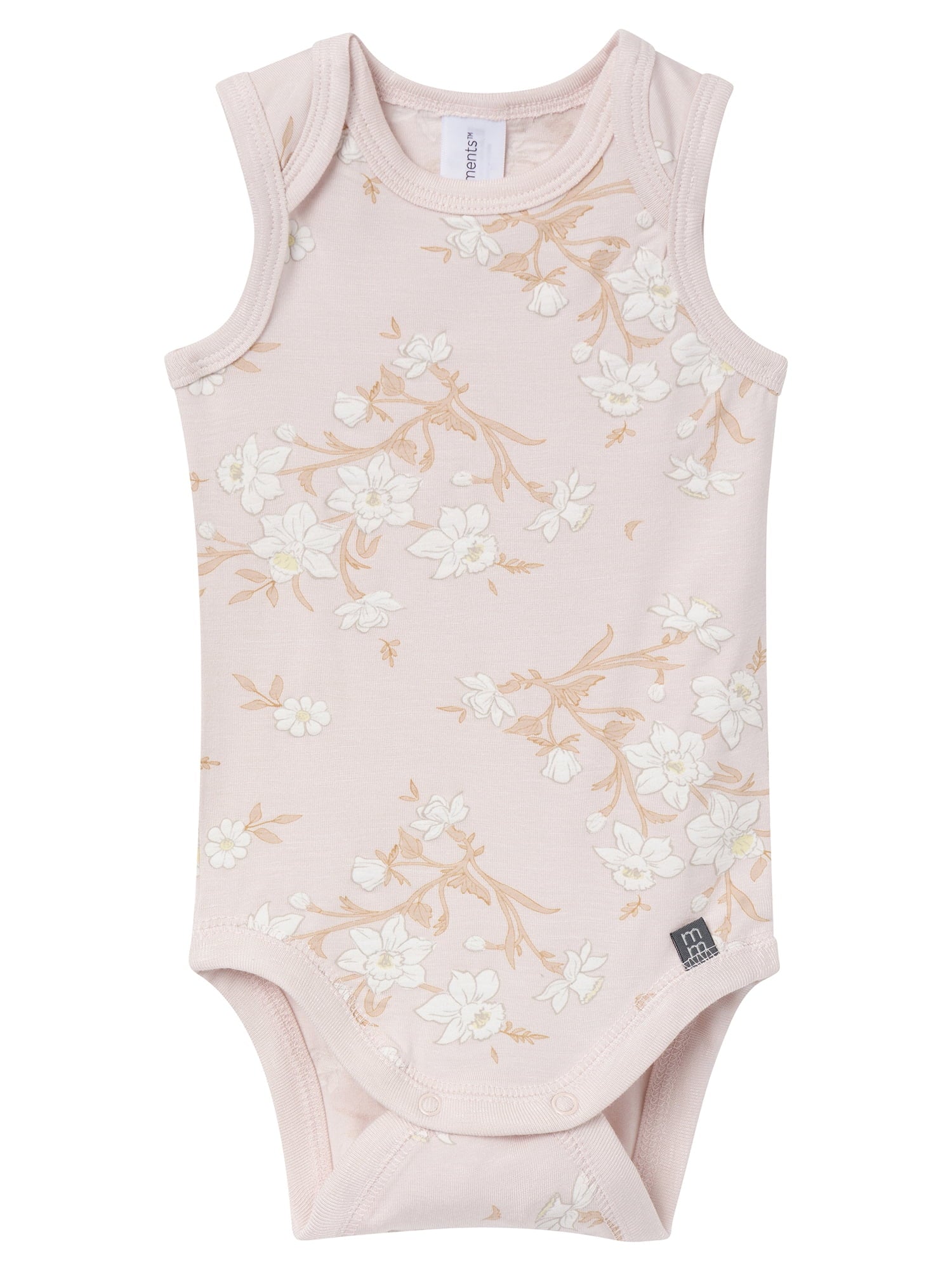 Modern Moments by Gerber Baby Neutral Viscose Sleeveless Bodysuit and Short Outfit Set, 2-Piece, Sizes Newborn - 12 Months