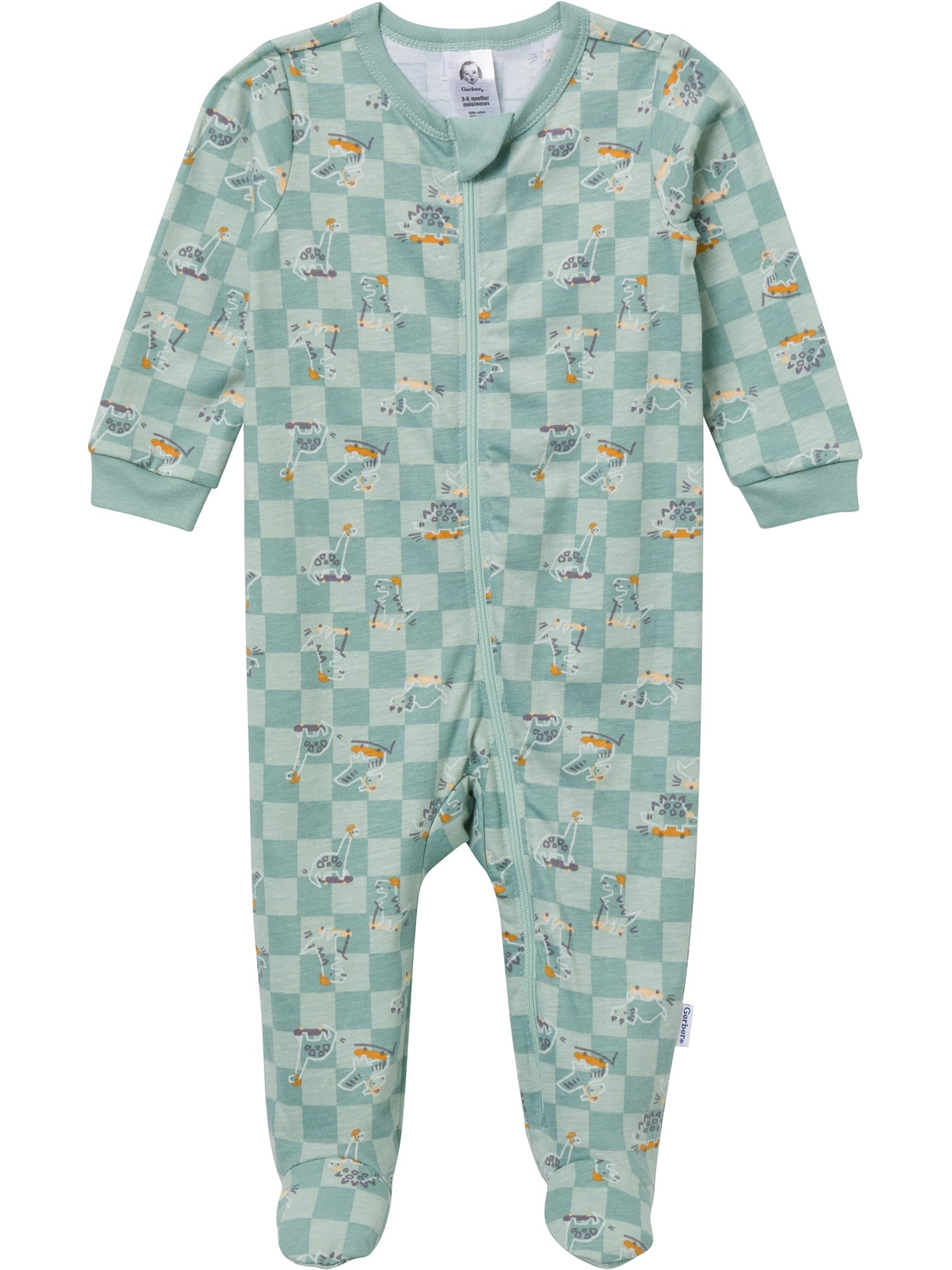 Gerber Gender Neutral Sleep ´N Play Footed Pajama, 3-Pack, Sizes Newborn - 6/9 Months