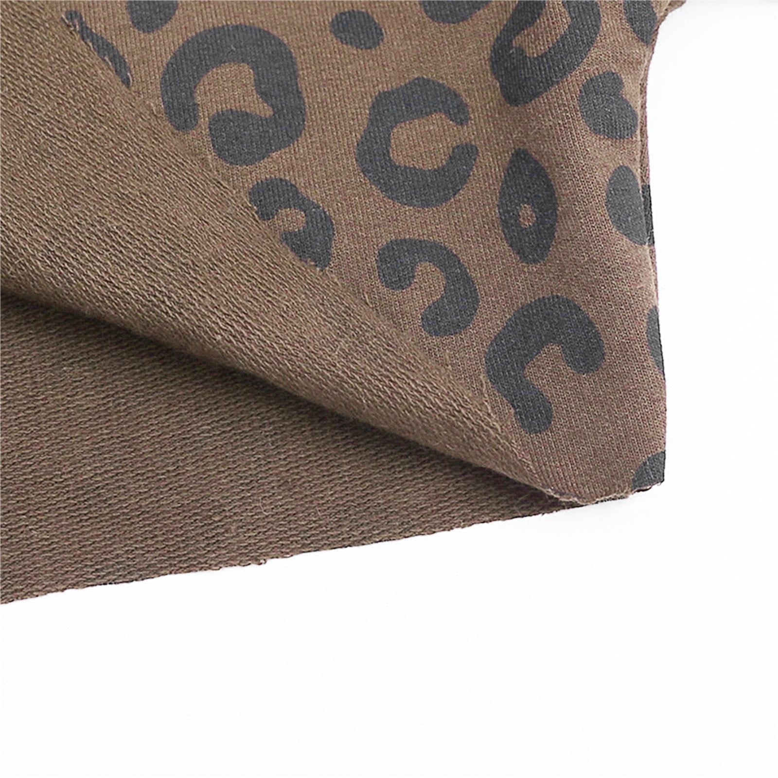 WOYY Toddler Girls Summer Cotton Leopard Short Sleeve T Shirt Shorts Set, Sizes 2-3T