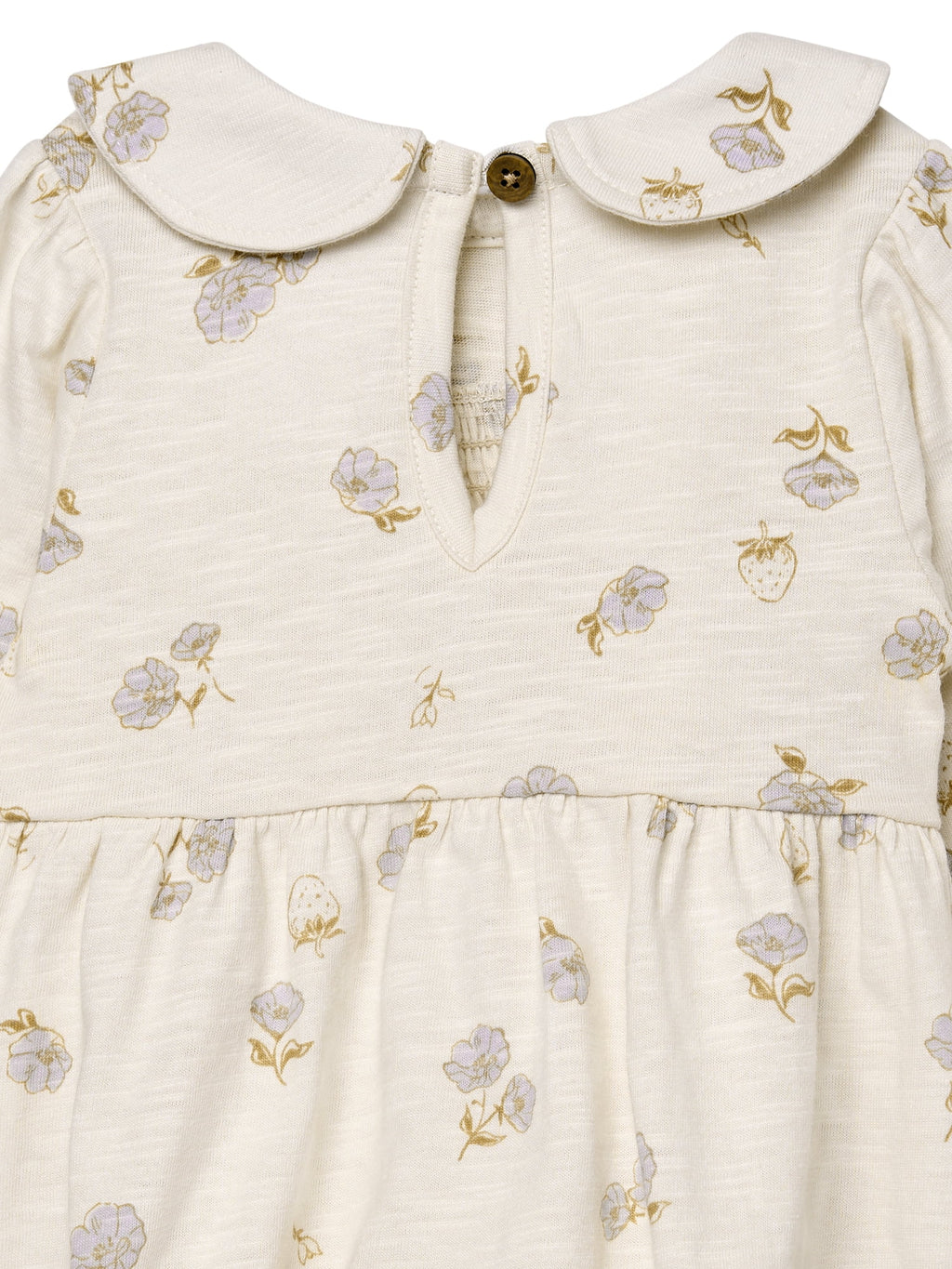 Modern Moments by Gerber Baby Girl Smocked Long Sleeve Bubble Romper, Sizes 0/3 Months - 24 Months